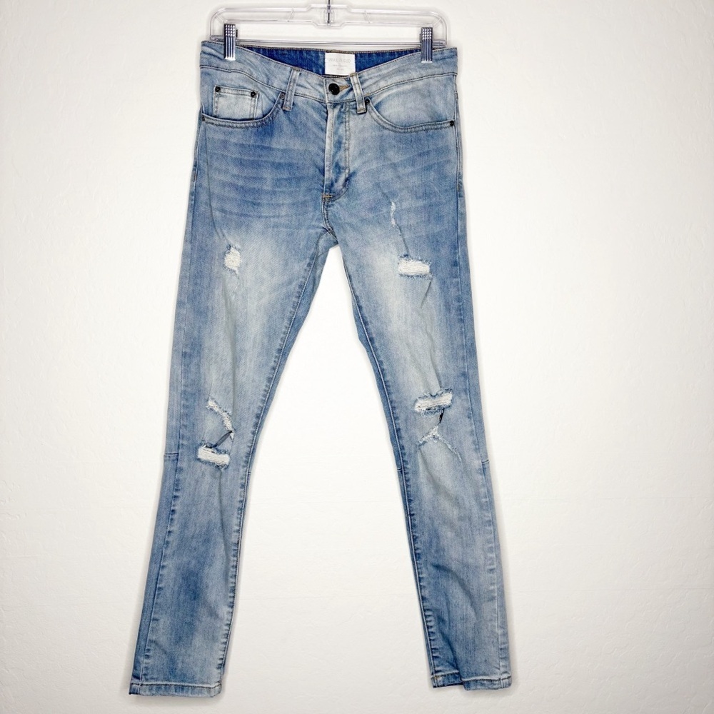 Fear of God Fourth Collection Distressed Jeans Light Wash Denim Size 30
